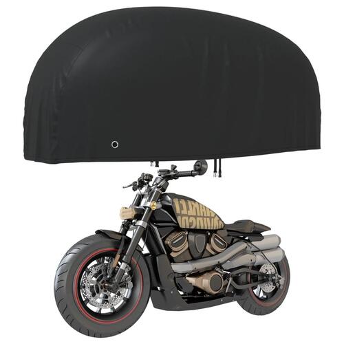 Motorcykelovertræk 220x95x110 cm 210D oxfordstof sort