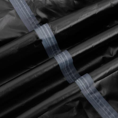 Overtræk til liggestol 203x81x25/63 cm 420D oxfordstof sort