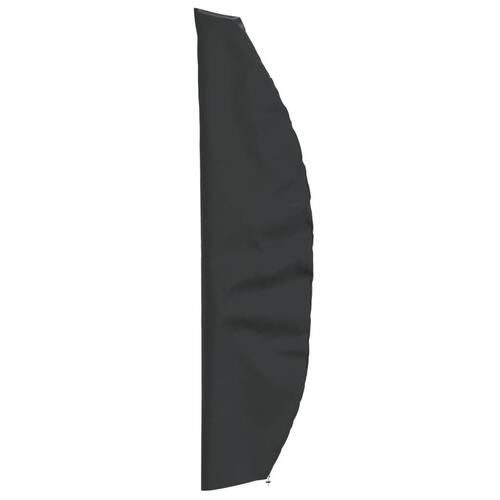 Overtræk til haveparasol 280x30/81/45 cm 420D oxfordstof sort