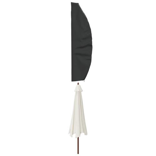 Overtræk til haveparasol 280x30/81/45 cm 420D oxfordstof sort