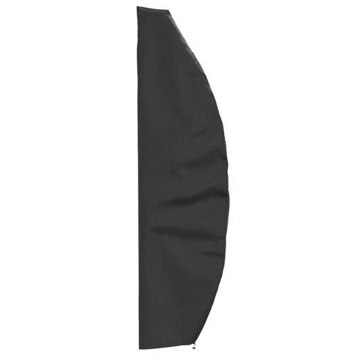 Overtræk til haveparasol 280x30/81/45 cm 420D oxfordstof sort