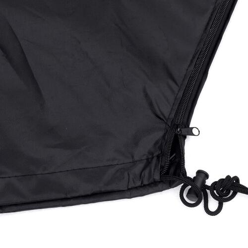 Overtræk til haveparasol 280x30/81/45 cm 420D oxfordstof sort