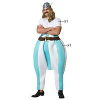 Kostume til voksne Viking mand Blå M/L