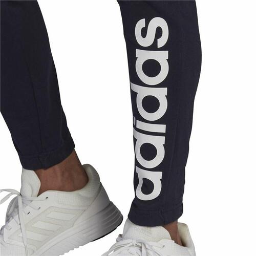 Træningsdragt til voksne underdele Adidas Essentials Single Jersey Tapered Blå Mænd L