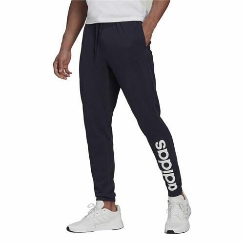 Træningsdragt til voksne underdele Adidas Essentials Single Jersey Tapered Blå Mænd M
