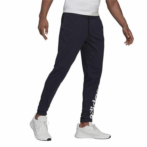 Træningsdragt til voksne underdele Adidas Essentials Single Jersey Tapered Blå Mænd M