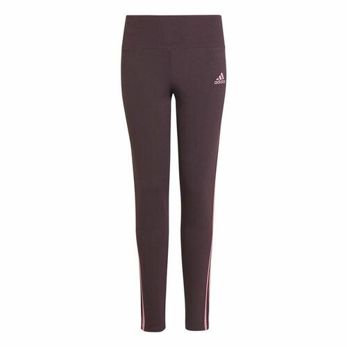 Sport leggings til børn Adidas 3 bandas Lilla 14-15 år