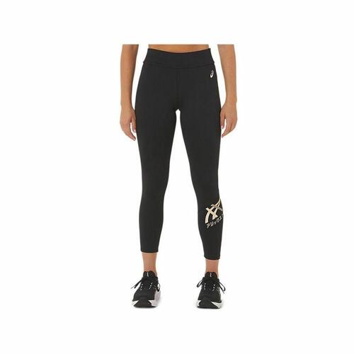 Sport leggings til kvinder Asics Tiger 7/8 Sort L