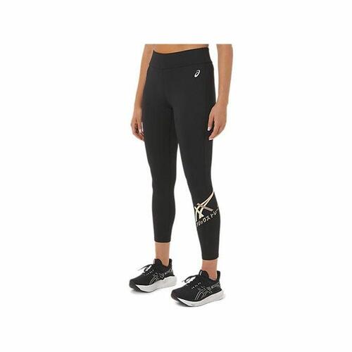 Sport leggings til kvinder Asics Tiger 7/8 Sort L
