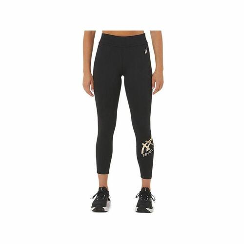 Sport leggings til kvinder Asics Tiger 7/8 Sort M