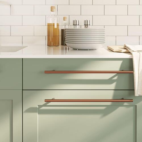 Skabshåndtag 5 stk. 320 mm rustfrit stål bronzefarvet