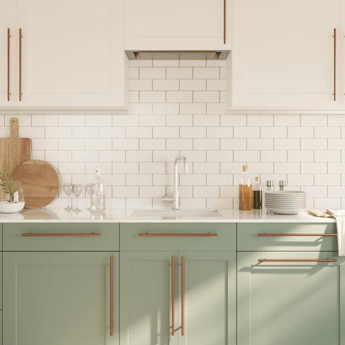 Skabshåndtag 5 stk. 320 mm rustfrit stål bronzefarvet