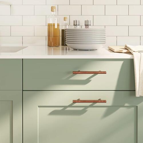 Skabshåndtag 10 stk. 96 mm rustfrit stål bronzefarvet