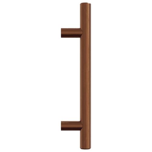 Skabshåndtag 10 stk. 96 mm rustfrit stål bronzefarvet