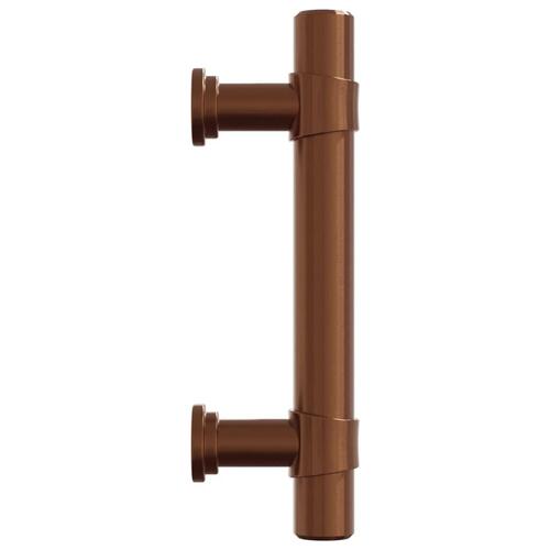 Skabshåndtag 10 stk. 64 mm rustfrit stål bronzefarvet