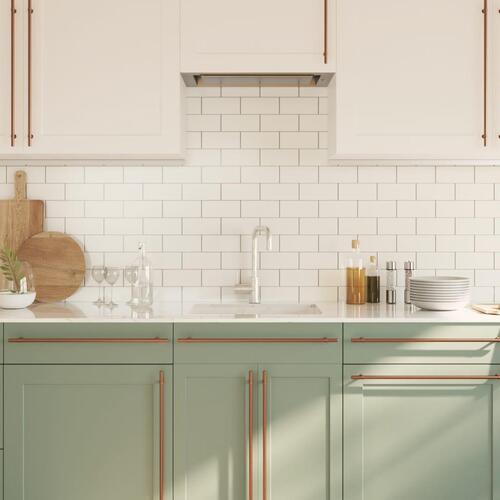 Skabshåndtag 5 stk. 480 mm rustfrit stål bronzefarvet