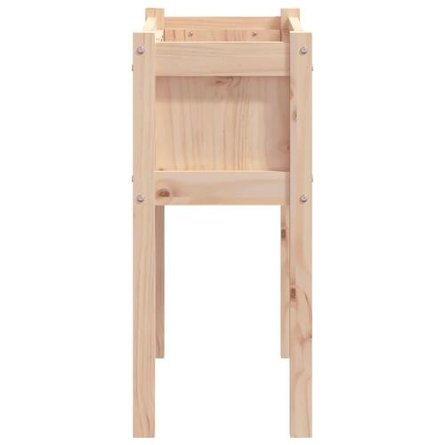 Plantekasse med ben 70x31x70 cm massivt fyrretræ