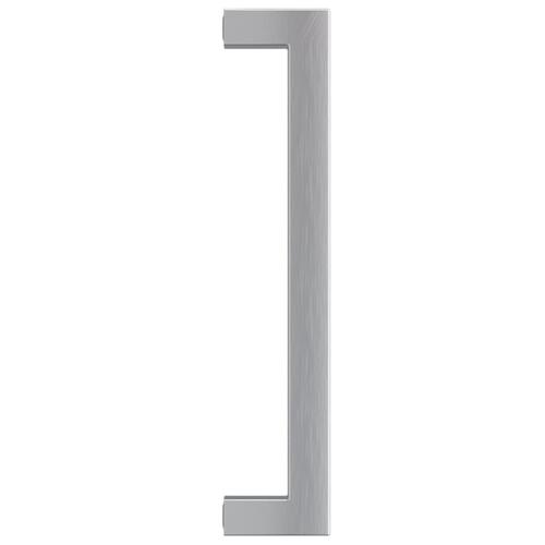 Skabshåndtag 10 stk. 160 mm rustfrit stål sølvfarvet
