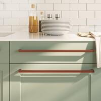 Skabshåndtag 5 stk. 480 mm rustfrit stål bronzefarvet