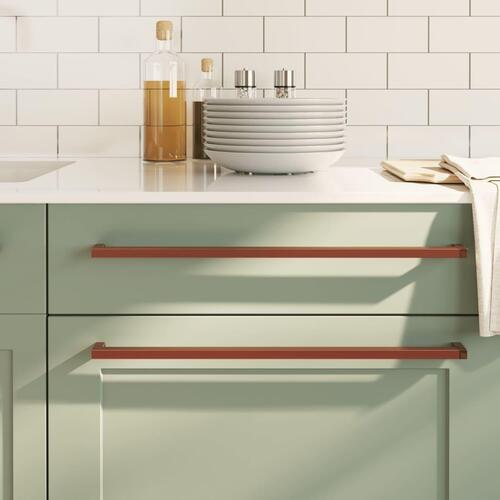 Skabshåndtag 5 stk. 480 mm rustfrit stål bronzefarvet