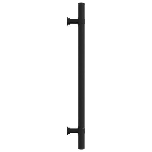 Skabshåndtag 5 stk. 192 mm rustfrit stål sort