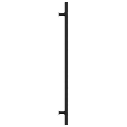 Skabshåndtag 5 stk. 320 mm rustfrit stål sort