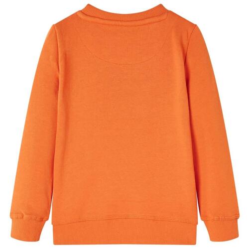 Sweatshirt til børn orange str. 116