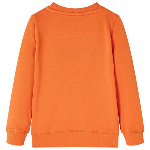 Sweatshirt til børn orange str. 92