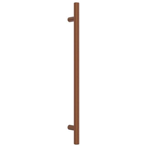 Skabshåndtag 5 stk. 224 mm rustfrit stål bronzefarvet