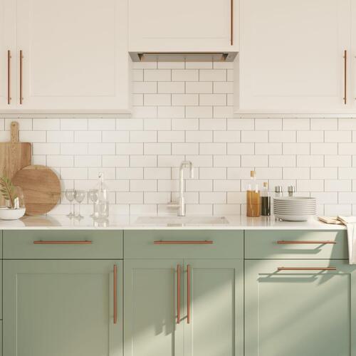 Skabshåndtag 5 stk. 224 mm rustfrit stål bronzefarvet