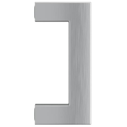 Skabshåndtag 10 stk. 64 mm rustfrit stål sølvfarvet