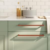 Skabshåndtag 5 stk. 320 mm rustfrit stål bronzefarvet