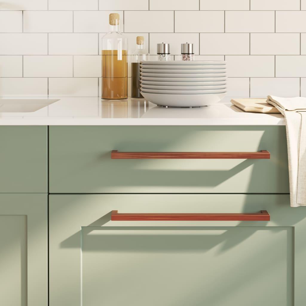 Skabshåndtag 5 stk. 320 mm rustfrit stål bronzefarvet