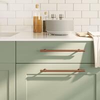 Skabshåndtag 5 stk. 224 mm rustfrit stål bronzefarvet