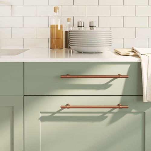 Skabshåndtag 5 stk. 224 mm rustfrit stål bronzefarvet