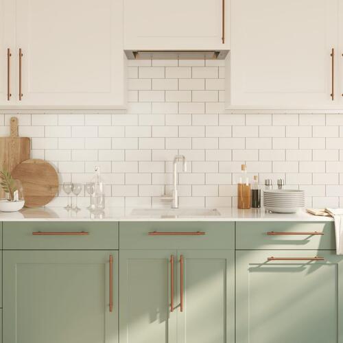 Skabshåndtag 5 stk. 224 mm rustfrit stål bronzefarvet