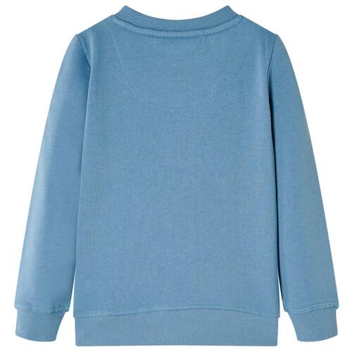 Sweatshirt til børn mellemblå str. 116
