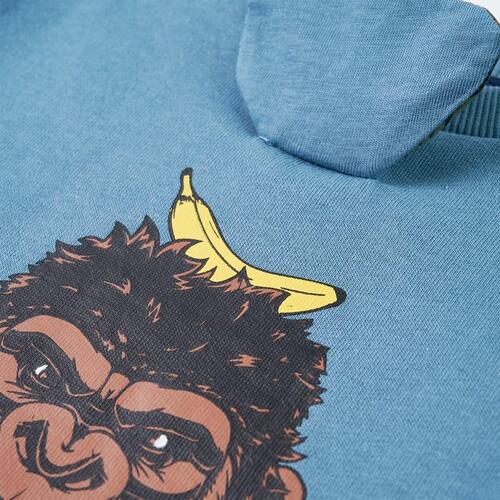 Sweatshirt til børn mellemblå str. 116