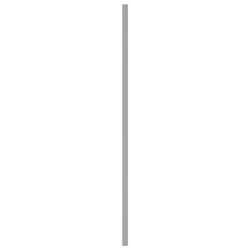Skabshåndtag 5 stk. 480 mm rustfrit stål sølvfarvet
