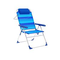 Polstrede Campingstol Marbueno Blå 67 x 99 x 66 cm