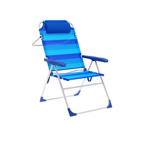 Polstrede Campingstol Marbueno Blå 67 x 99 x 66 cm