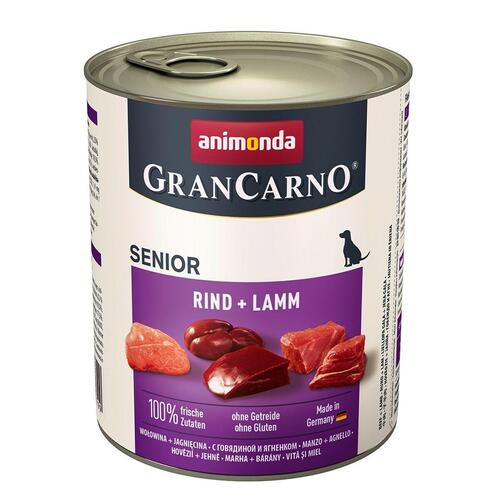 Våd mad Animonda GranCarno Senior Oksekød Lam Beef 800 g