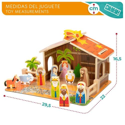 Betlehem dekoration Woomax 20 Dele 29,5 x 16,5 x 22 cm (6 enheder)