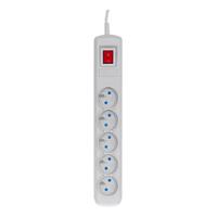 Stikdåse - 5 udtag med kontakt Activejet ACP-5GN (1,5 m)