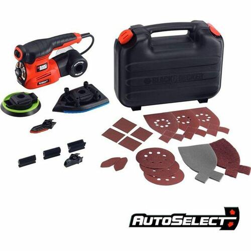 Multifunktionel slibemaskine Black & Decker KA280K-QS 220 W 230 V