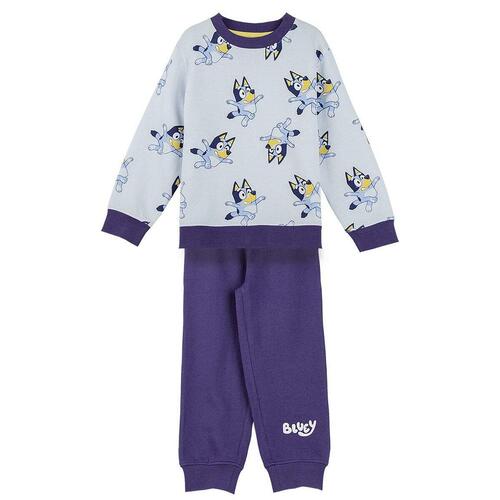 Træningsdragt til børn Bluey Blå 5 år