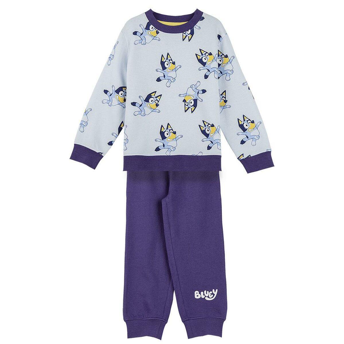 Træningsdragt til børn Bluey Blå 5 år