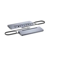 USB-C Hub i-Tec C31FLAT2PDPRO Sølvfarvet