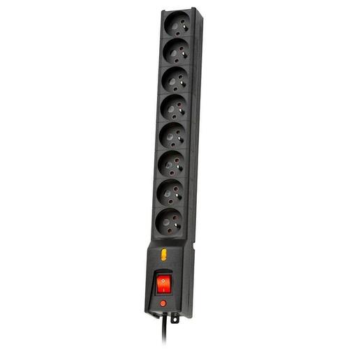 Stikdåse - 8 udtag med kontakt Lestar LX 810 G-A (1,5 m)