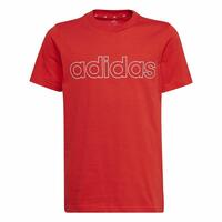Børne Kortærmet T-shirt Adidas Essentials Rød 8-9 år